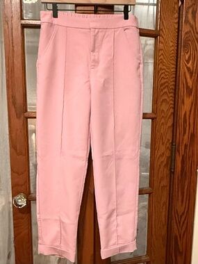 Maeve Pink Straight Leg Trousers